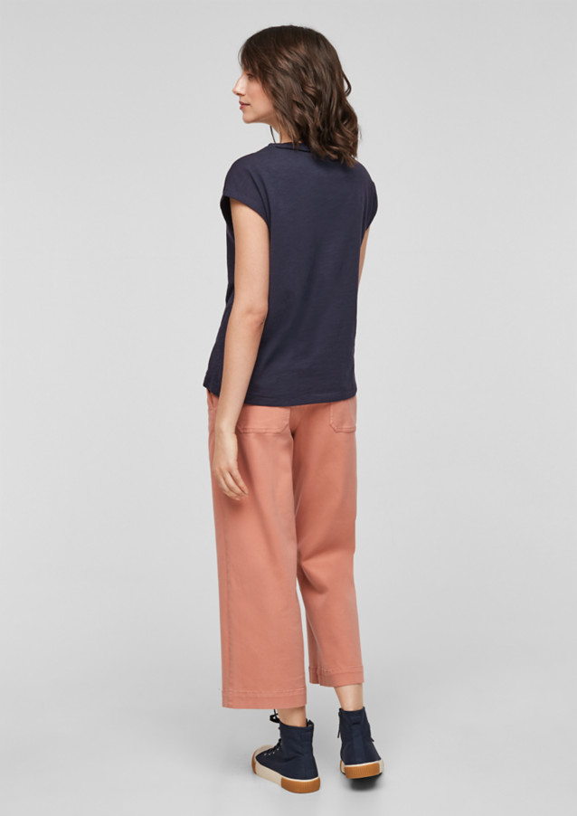 Футболка LOOSE FIT 14.103.32.X056-59D0 s.Oliver Темно-синій L/XL, фото №4