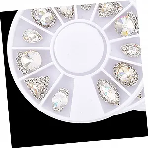 Набор для дизайна ногтей MAGICLULU, 2 коробки, инструменты для маникюра, стразы и блестки для ногтей synthetic.ua - Фото 1