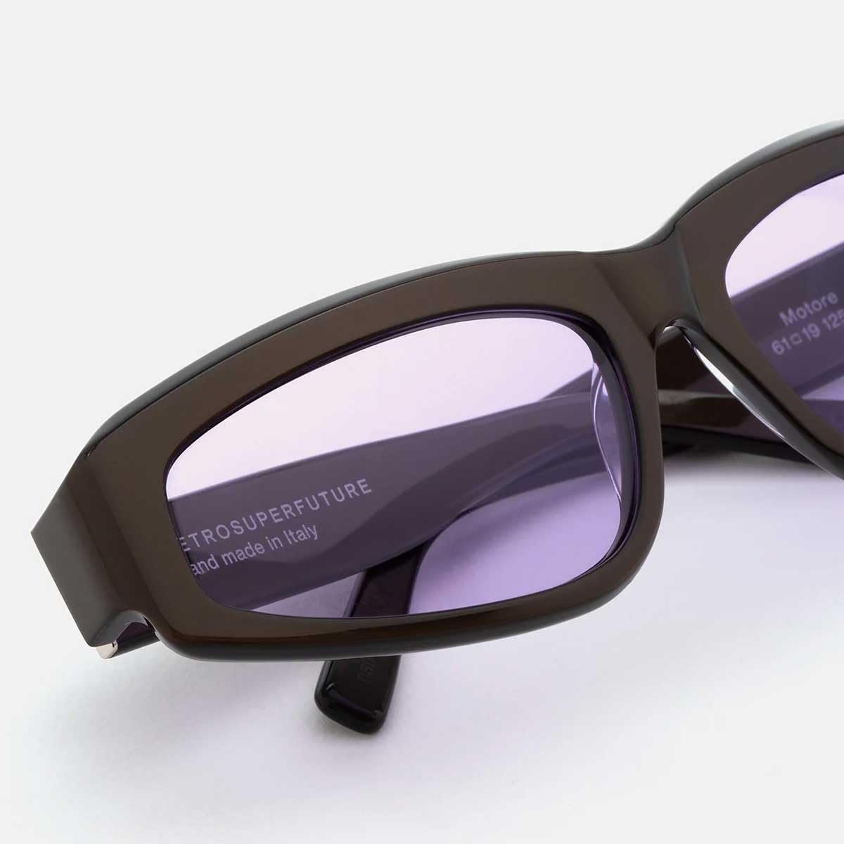 Солнцезащитные очки Retrosuperfuture Engine Metallic Coco D5O 61/19/125, коричневый, фото №3
