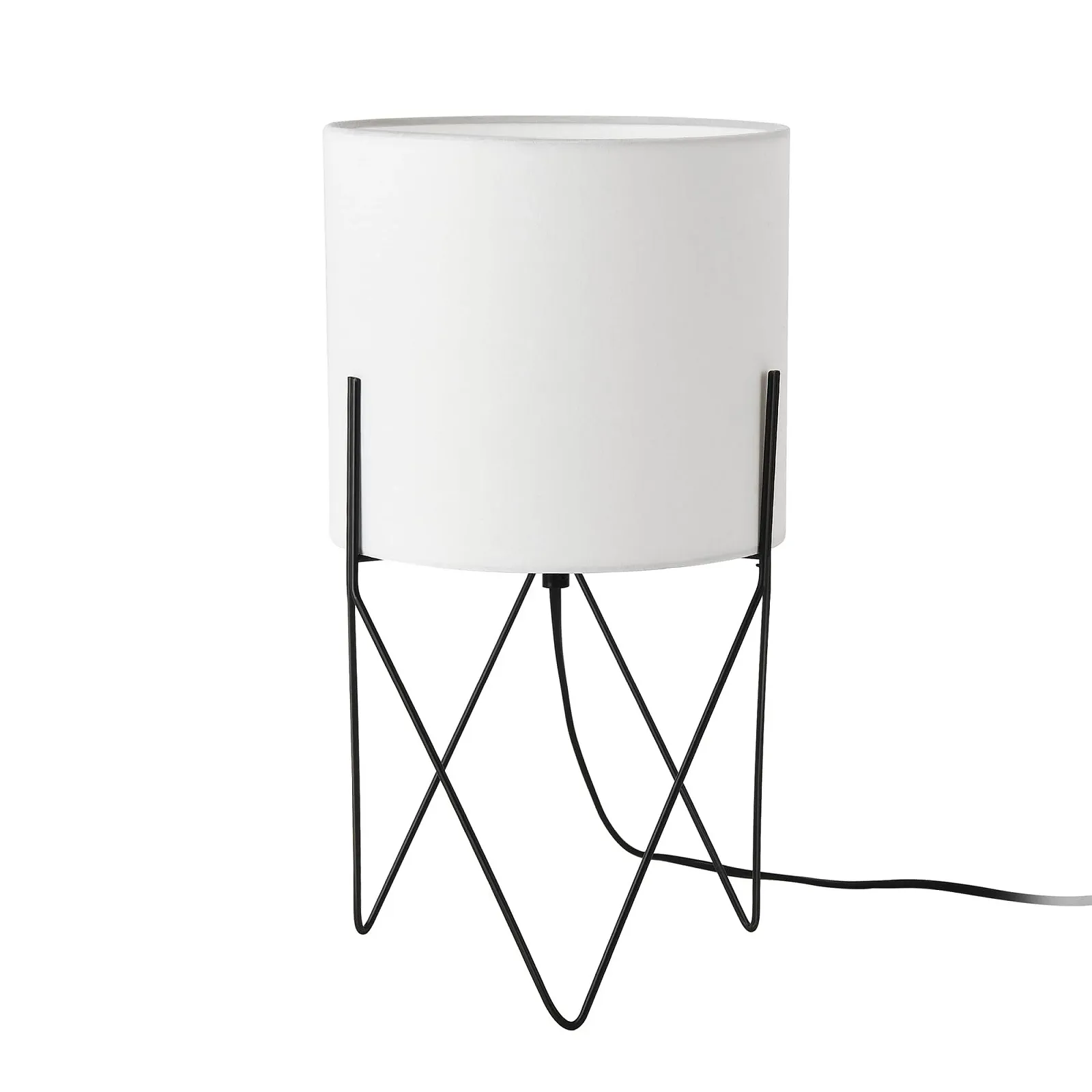 Настільна лампа lux.pro Slough E14 Тканинний абажур Білий, фото №5