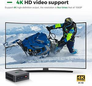 Міні ПК Trigkey Green G3 / Intel Celeron N5095 / RAM 8GB / SSD 256GB / Wi-Fi 5 / Bluetooth 4.0 / Windows 11 / Black synthetic.ua - Фото 1