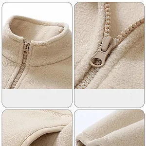 Флисовая куртка Generisch Детская зимняя однотонная - Фото 1