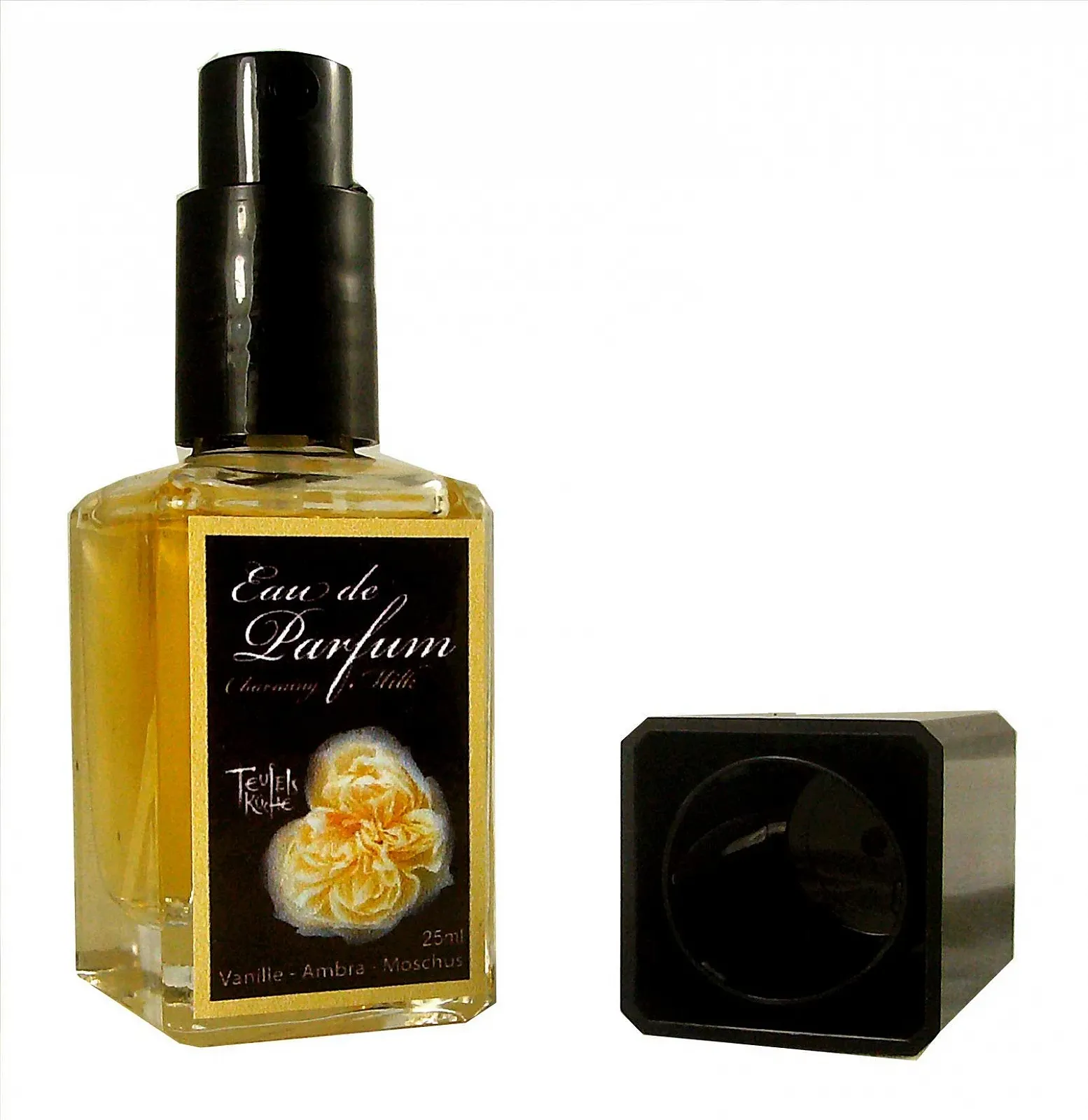 Парфумована вода Charming Milk, Very Vanilla, для жінок, ваніль, амбра, мускус, 25 мл, скляний флакон, фото №5