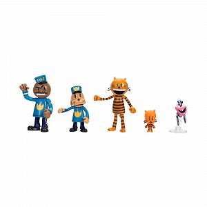 Фігурки Jakks Pacific Dog Man Ліл Піті, Піті, Шеф і Фліппі, 6,35 см - Фото 1