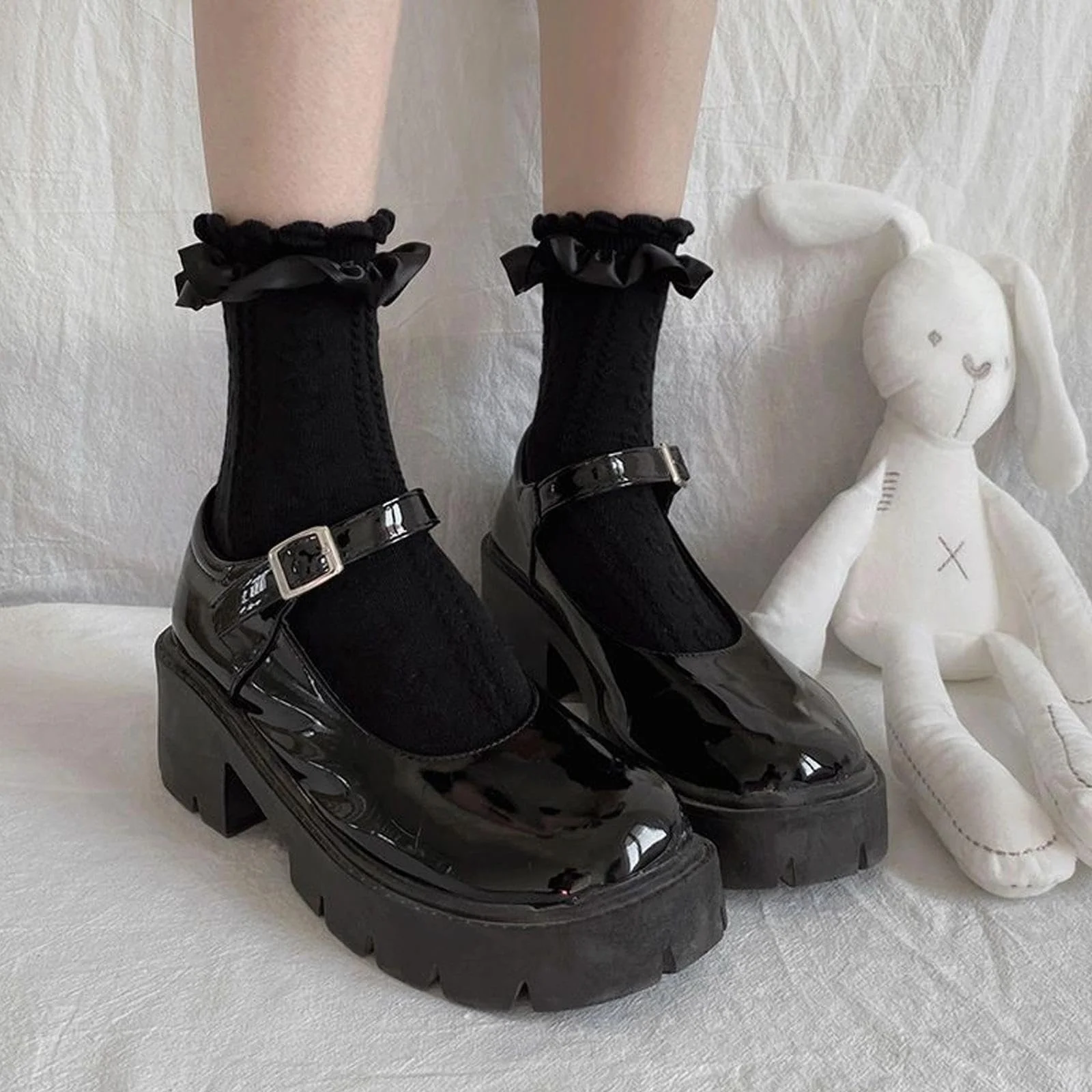 Шкарпетки з оборками жіночі (6 пар) Бавовна, фото №4 Шкарпетки з оборками жіночі (6 пар) Бавовна, фото №4