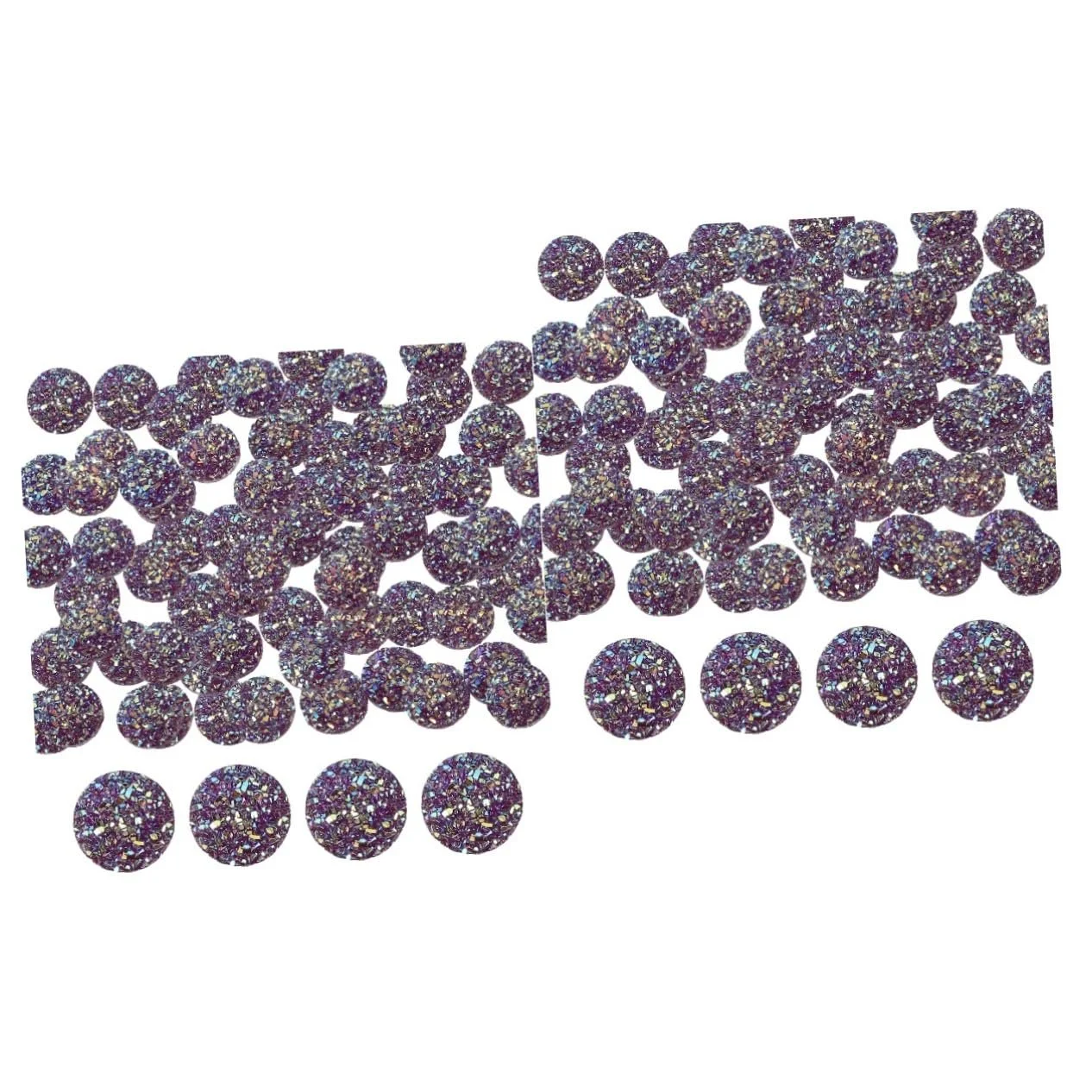 Аксесуари для ювелірних виробів Камінь опаліт DECHOUS 200 шт. Діамант Плоска задня частина, фото №1