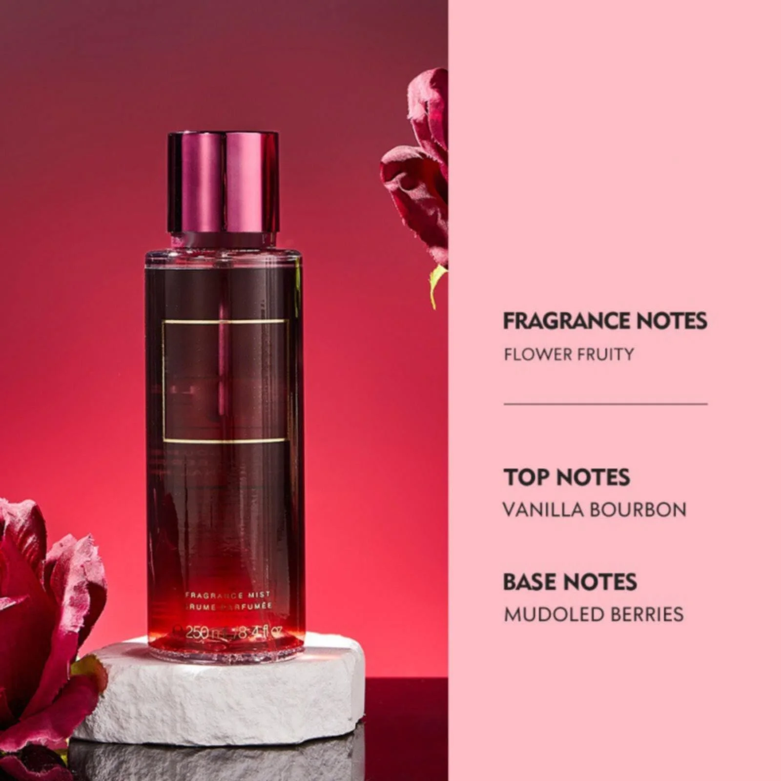 Парфумований спрей для тіла V Secret Berry Elixir NO.16 250 мл, фото №2