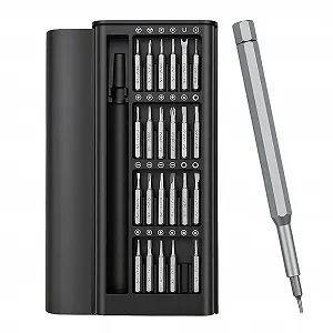 Набір прецизійних викруток Mini 25 предметів сталь S2 для електроніки - Фото 1