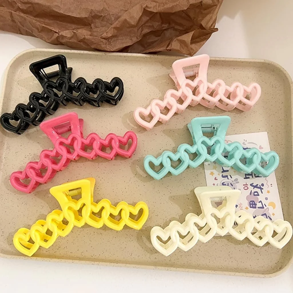 Заколка для волос Yjcnelcr Сердцевидная для женщин, фото №4 Заколка для волос Yjcnelcr Сердцевидная для женщин, фото №4