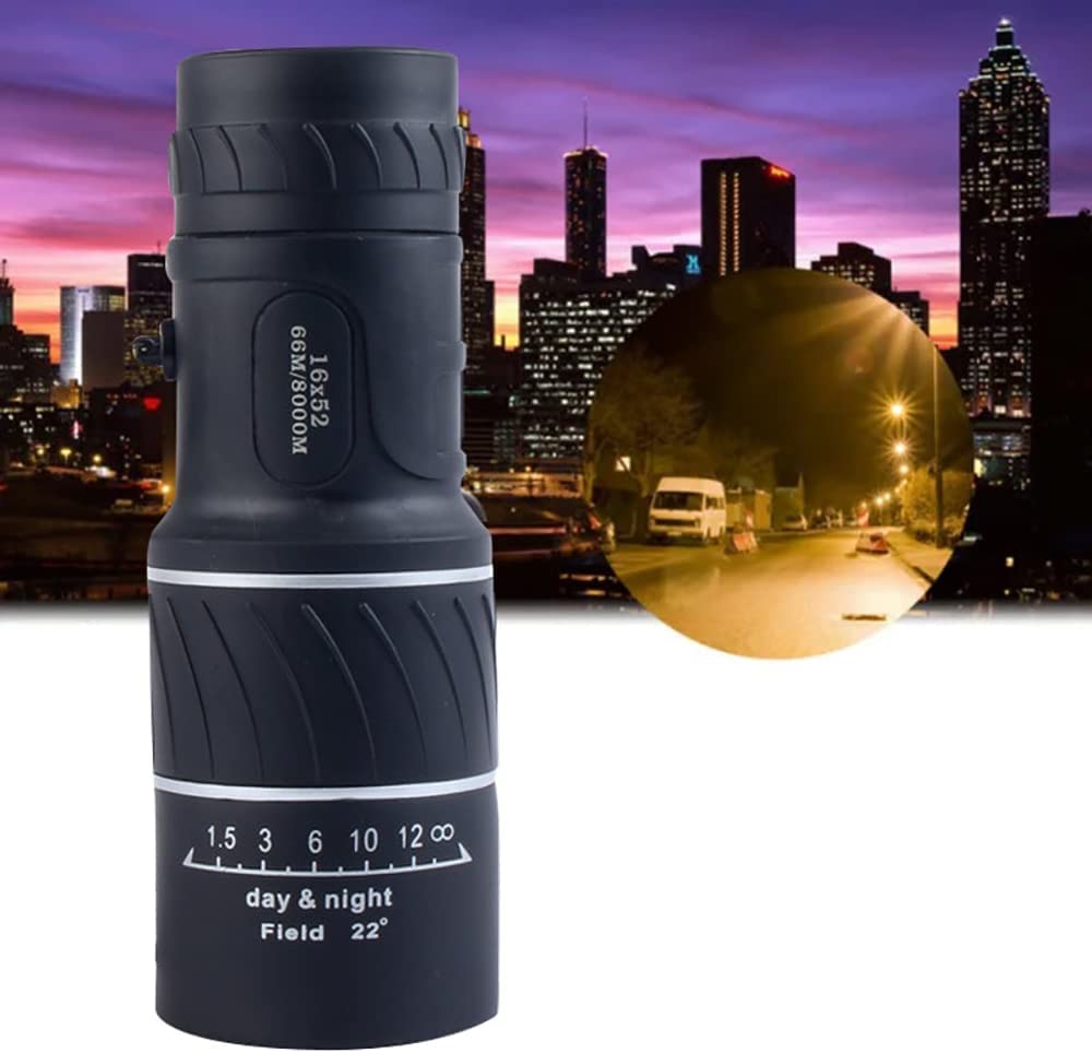 Телескоп TKTTBD HD Night Vision Monocular 16x52 Водонепроницаемый для наблюдения за птицами, охоты, кемпинга, туризма, концертов, фото №2