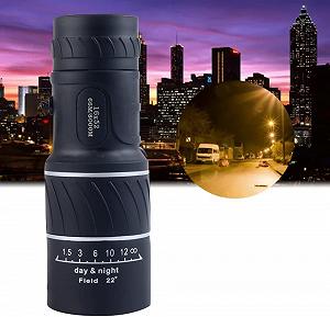 Телескоп TKTTBD HD Night Vision Monocular 16x52 Водонепроницаемый для наблюдения за птицами, охоты, кемпинга, туризма, концертов synthetic.ua - Фото 1
