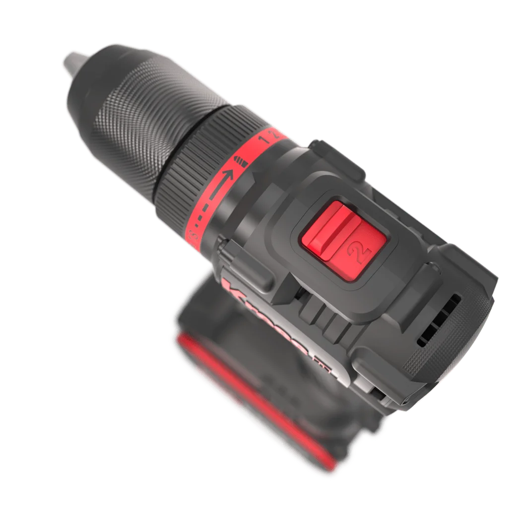 Дриль-шуруповерт акумуляторний Kress KUA71 / 20В / 60 Нм / Безщітковий / 2 швидкості / Кейс / Чорний, фото №6