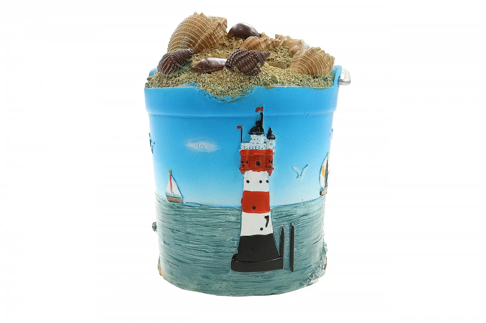 Скарбничка Holiday Money Box Пляжне відро Штучний камінь 11 см, фото №4