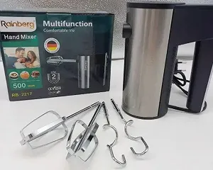 Миксер ручной Rainberg RB-2217 5 скоростей 500W synthetic.ua - Фото 1