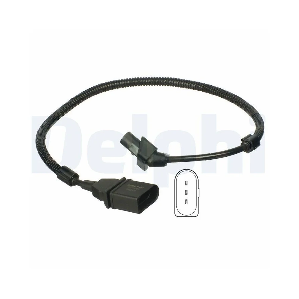 Датчик положення колінвала DELPHI SS11063 для SEAT SKODA VW VAG, фото №1