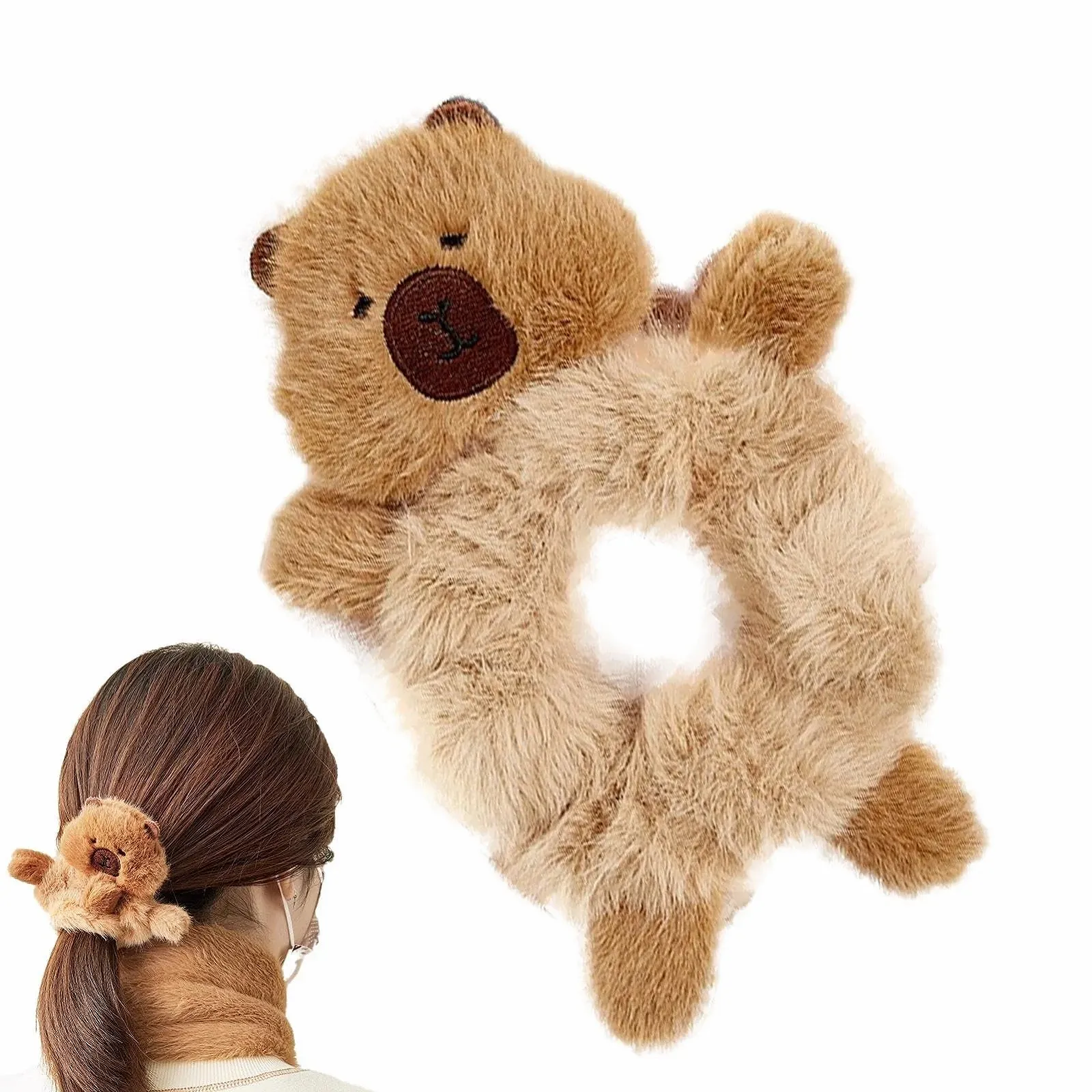 Заколка для волос Капибара Дизайн Животного Мягкая заколка для волос Женская заколка для волос Капибара Мягкая Толстая Милая, фото №1 Заколка для волос Капибара Дизайн Животного Мягкая заколка для волос Женская заколка для волос Капибара Мягкая Толстая Милая, фото №1