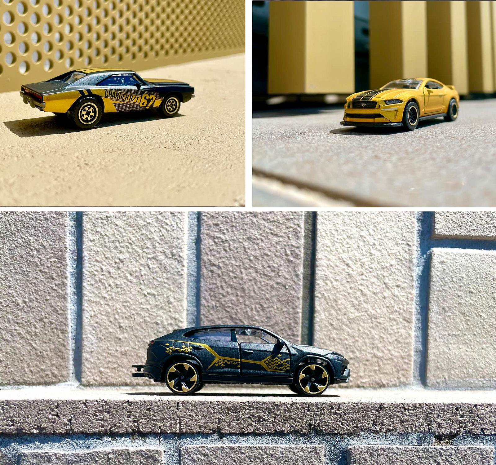 Игрушечные машинки Majorette LIMITED EDITION 9 1 OF 6 RANDOM GOLD DESIGN для возраста 3+ Малые модели с свободным ходом и подвеской Торговая карточка, фото №5