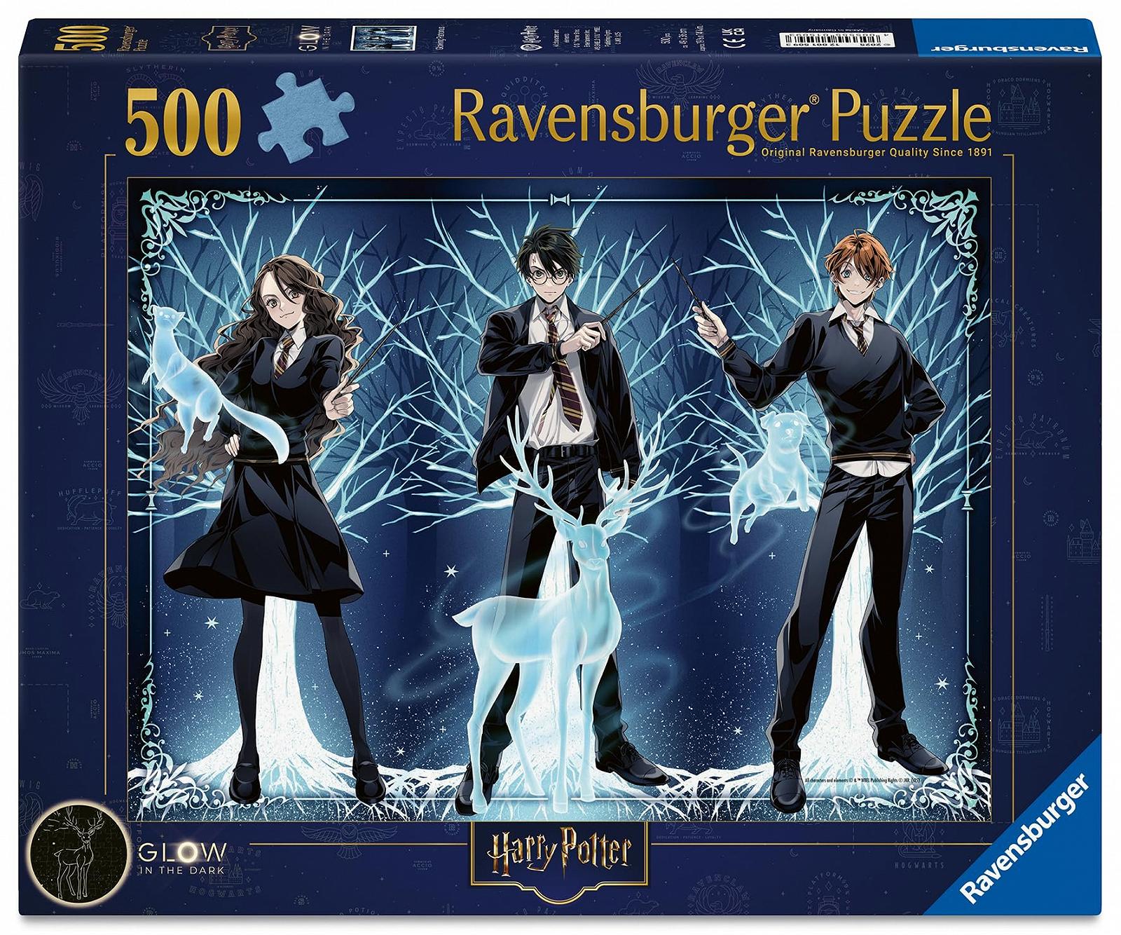 Пазл Ravensburger 12001509 Glowing Patronus 500 деталей що світяться у темряві, фото №2
