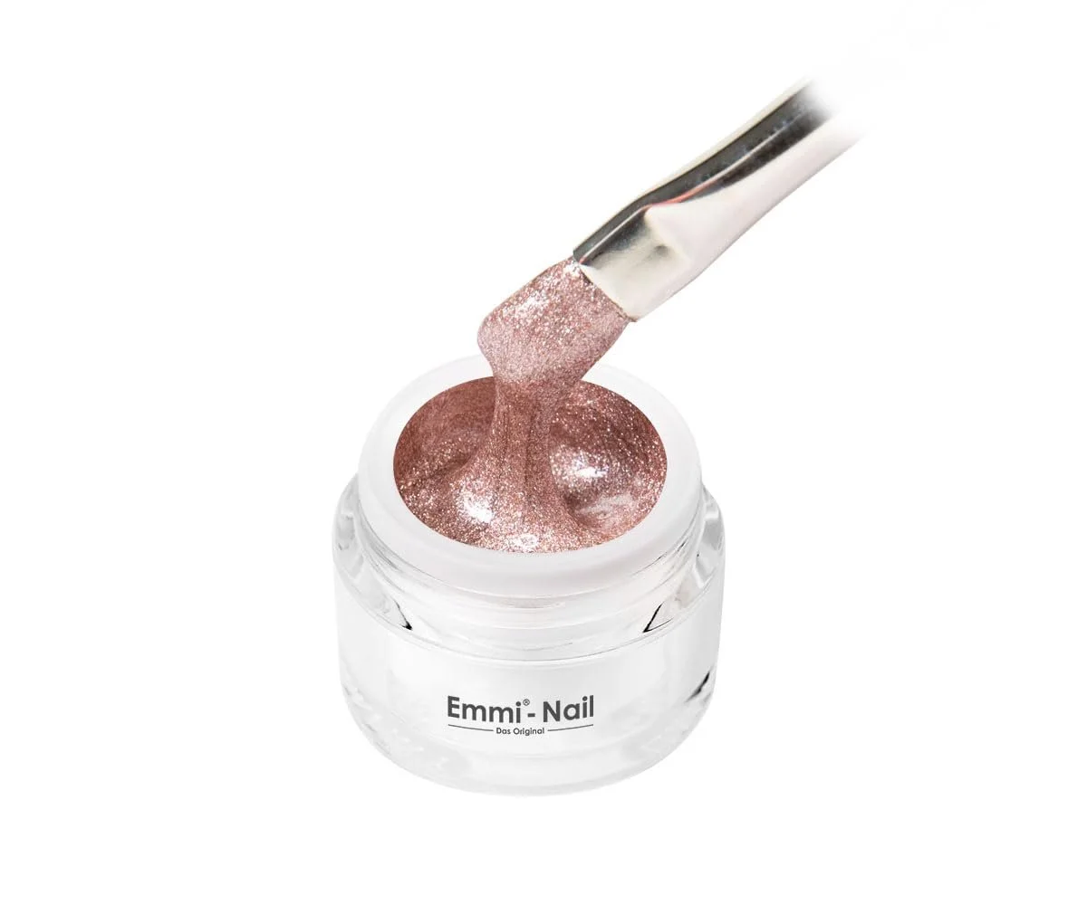 Гель-лак Emmi Nail Glitter Pink Цвет Pretty Peach, 5 мл, фото №2