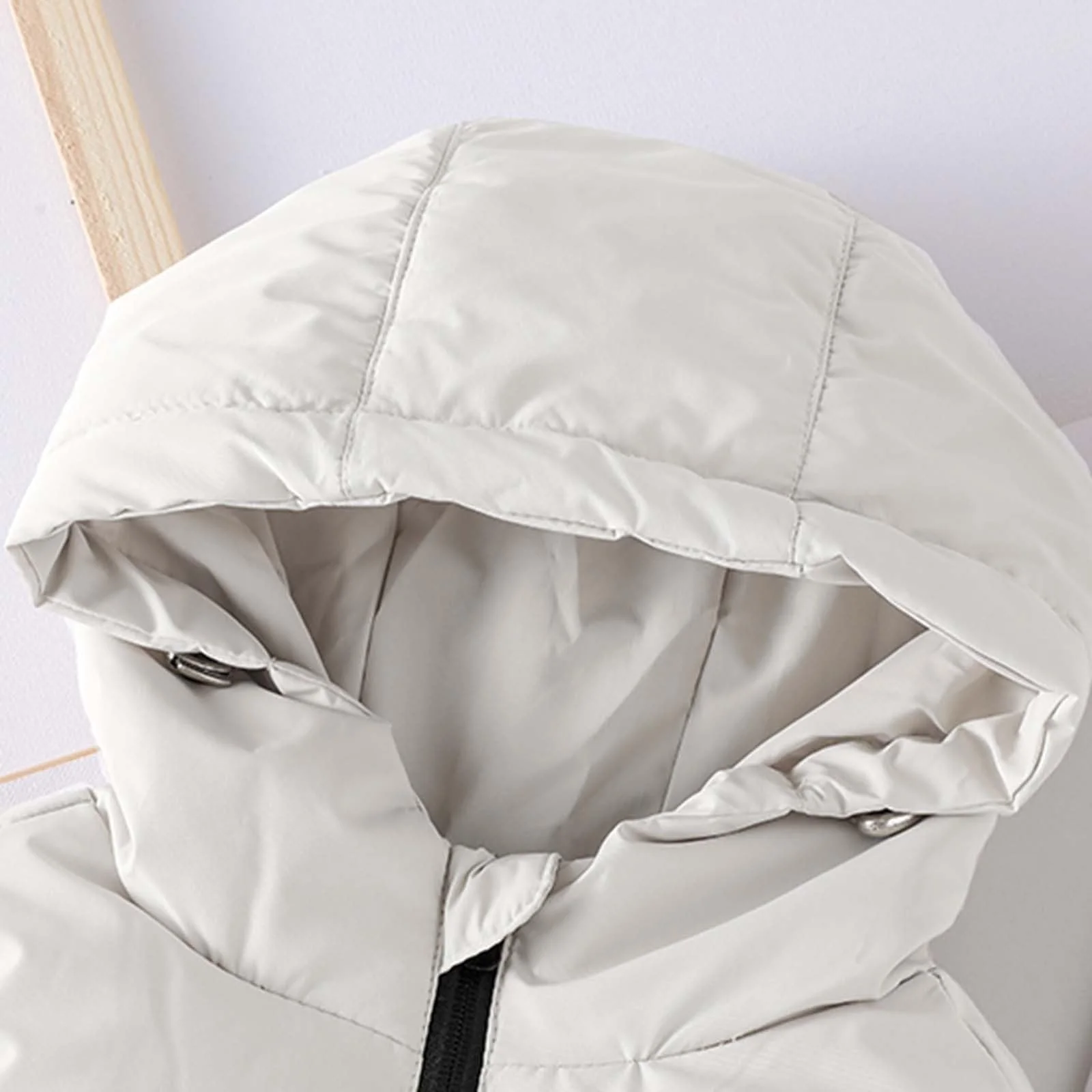 Безрукавка зимова дитяча однотонна стьобана, фото №4