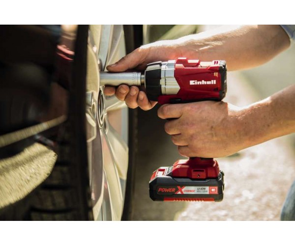 Einhell Гайкокрут ударний TP-CW 18 Li BL Solo акум PXC 18В 215 Нм безщітк квадрат 1.1 кг без АКБ і ЗП, фото №3