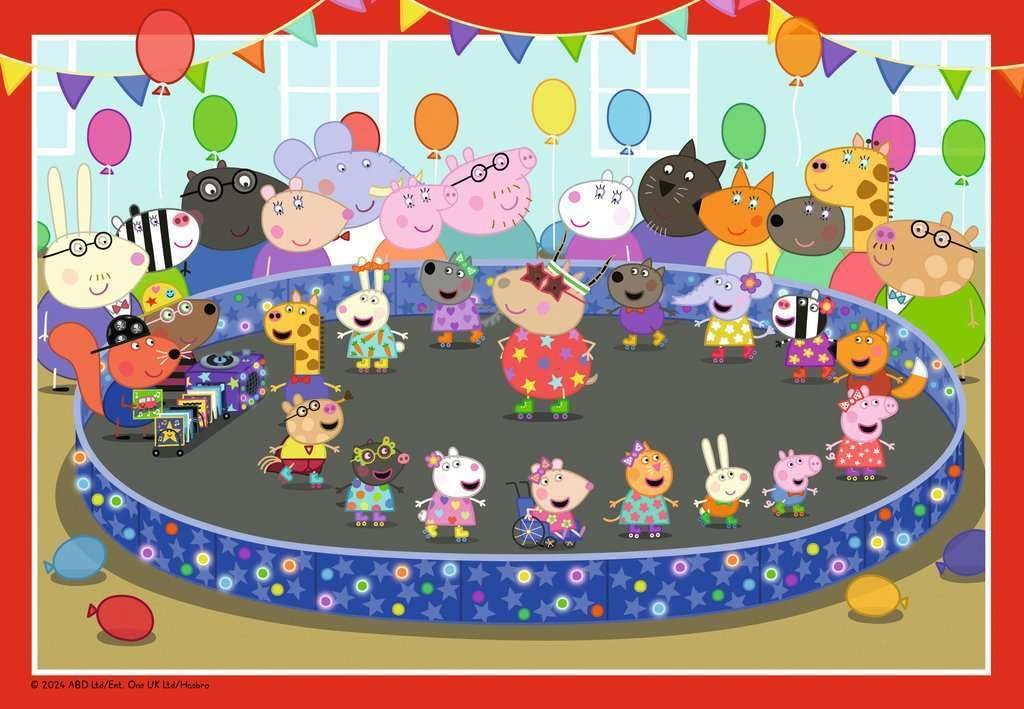 Детский пазл Ravensburger Peppa Pig Party Time 2 x 24 детали, фото №2