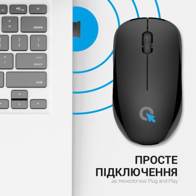 Мышка OfficePro M183 Wireless Black (M183), фото №7 Мышка OfficePro M183 Wireless Black (M183), фото №7