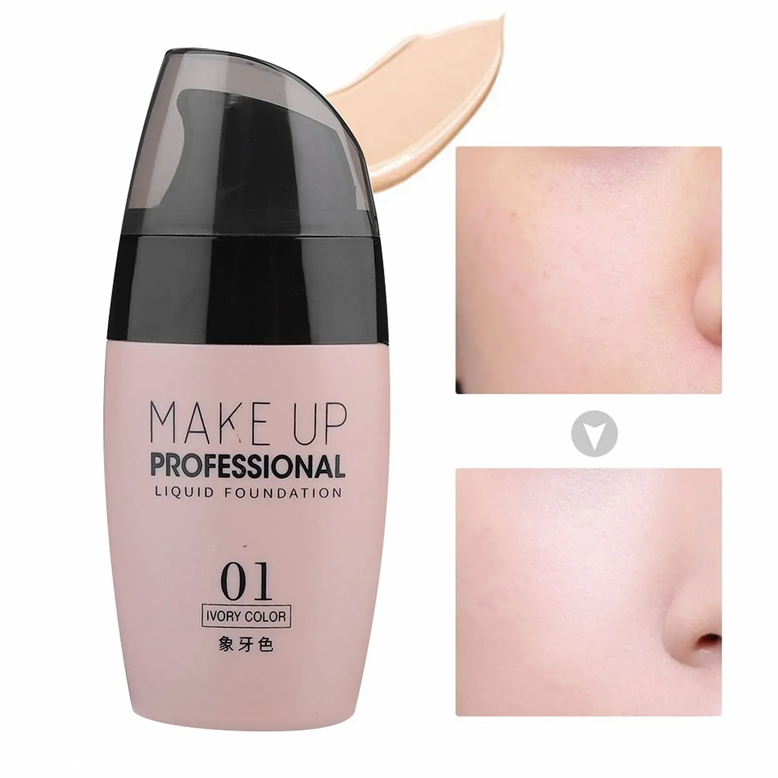 Консилер Sonew Рідкий BB Крем для обличчя для зволоження, контролю жирності, 15 мл (відтінок слонової кістки), фото №3