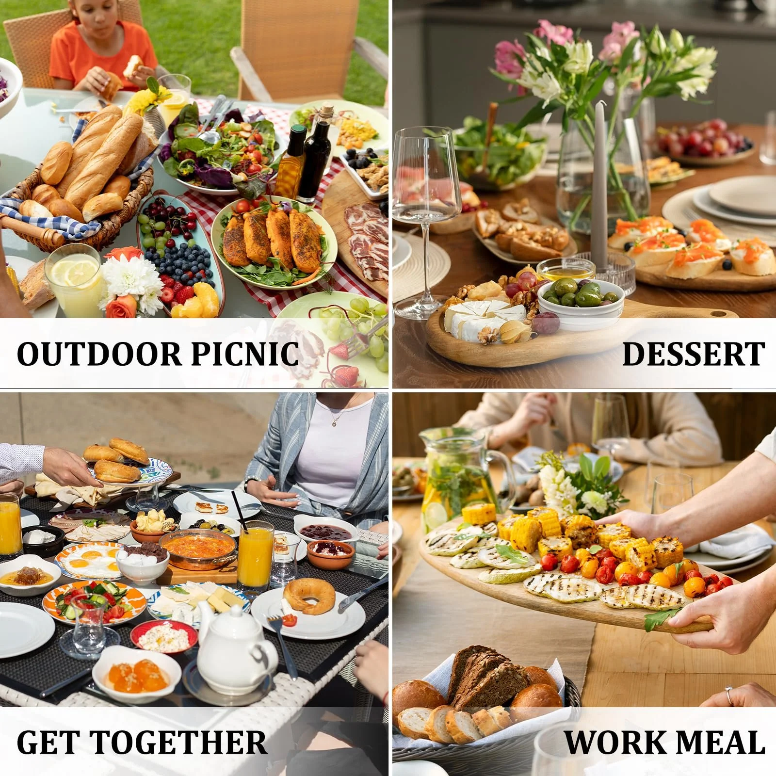 Ложка сервировочная TIESOME 3 шт Нержавеющая сталь, фото №7