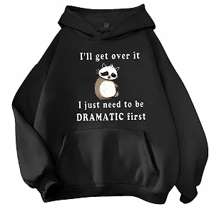 Женская Толстовка с капюшоном Generisch Винтажный Принт Животные Панда - Фото 1