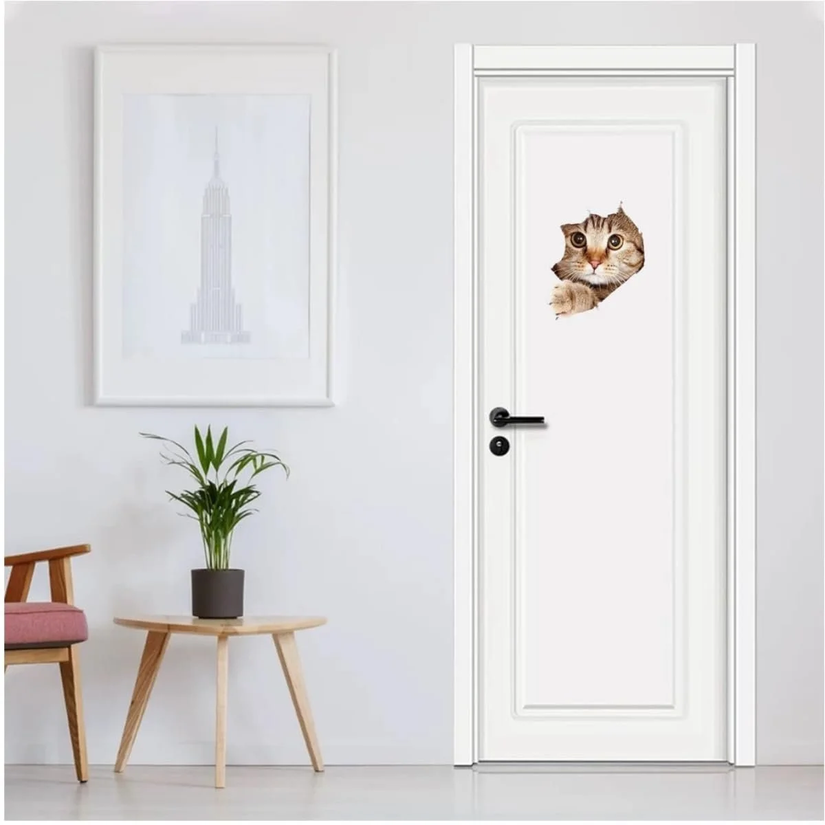 Наклейки на стіну 3D Cat 6 шт., фото №8