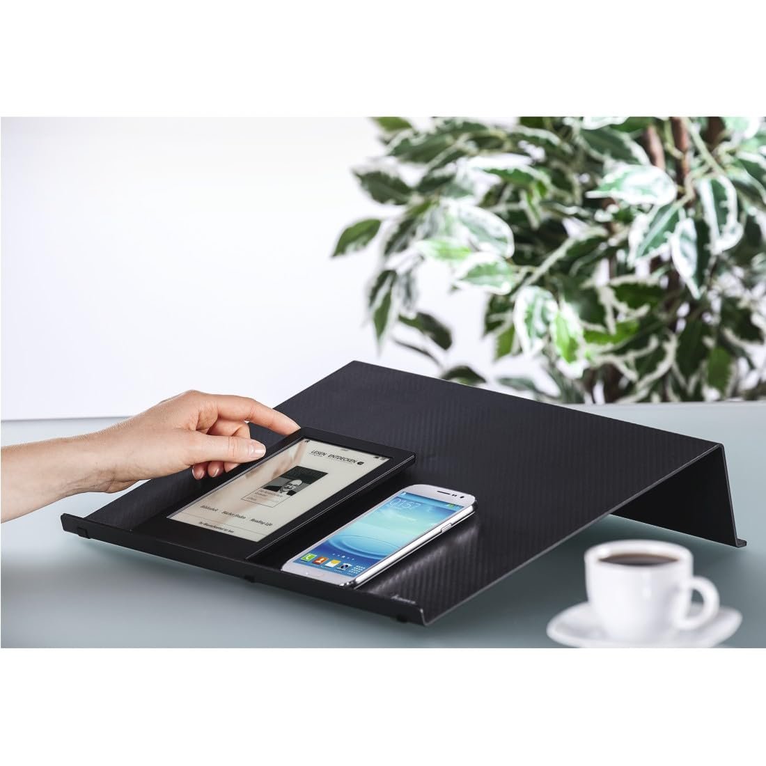 Подставка для ноутбука Hama Carbon-Look Черный, фото №14 Подставка для ноутбука Hama Carbon-Look Черный, фото №14