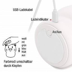 Світильник hellum LED Нічник Свиня Дитячий Світильник з Сенсорним Управлінням, Різнокольорове Освітлення, М'який Силікон, 524277 ціна на synthetic.ua - Фото 1 Світильник hellum LED Нічник Свиня Дитячий Світильник з Сенсорним Управлінням, Різнокольорове Освітлення, М'який Силікон, 524277 synthetic.ua - Фото 1