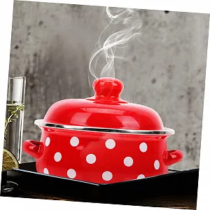 Каструля емальована Amosfun керамічна скляна для розігріву в духовці глиняна ціна на synthetic.ua - Фото 1 Каструля емальована Amosfun керамічна скляна для розігріву в духовці глиняна synthetic.ua - Фото 1