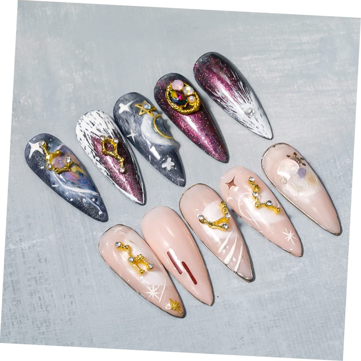 Стрази для нігтів Ipetboom У формі знаків зодіаку Для акрилових нігтів, фото №6 Стрази для нігтів Ipetboom У формі знаків зодіаку Для акрилових нігтів, фото №6