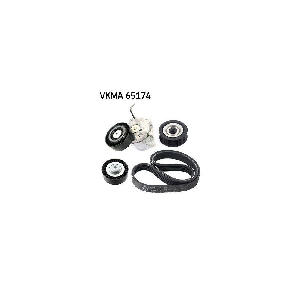Комплект поликлинового ремня SKF VKMA 65174 для HYUNDAI KIA, фото №1