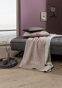 Одеяло Joop! Melange Doubleface Nude Cream 150 x 200 см synthetic.ua - Фото 1