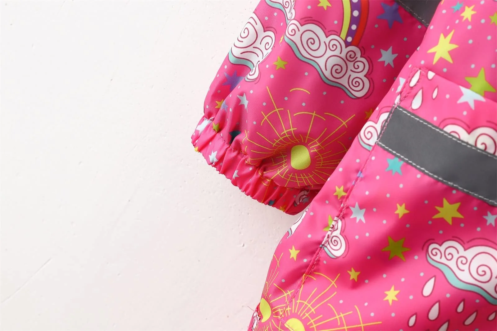 Дитяче унісекс дощове пончо Beokeuioe для дівчаток, фото №6