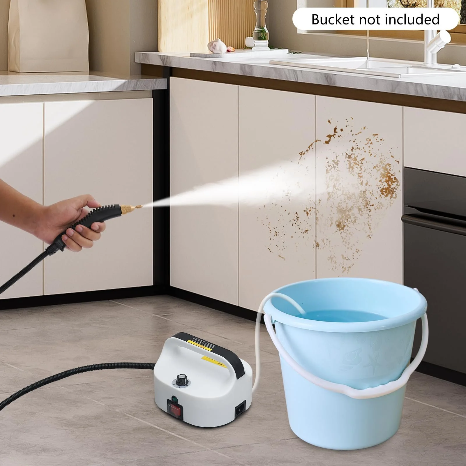 Ручний пароочисник 3800 Вт 6 рівнів, фото №4