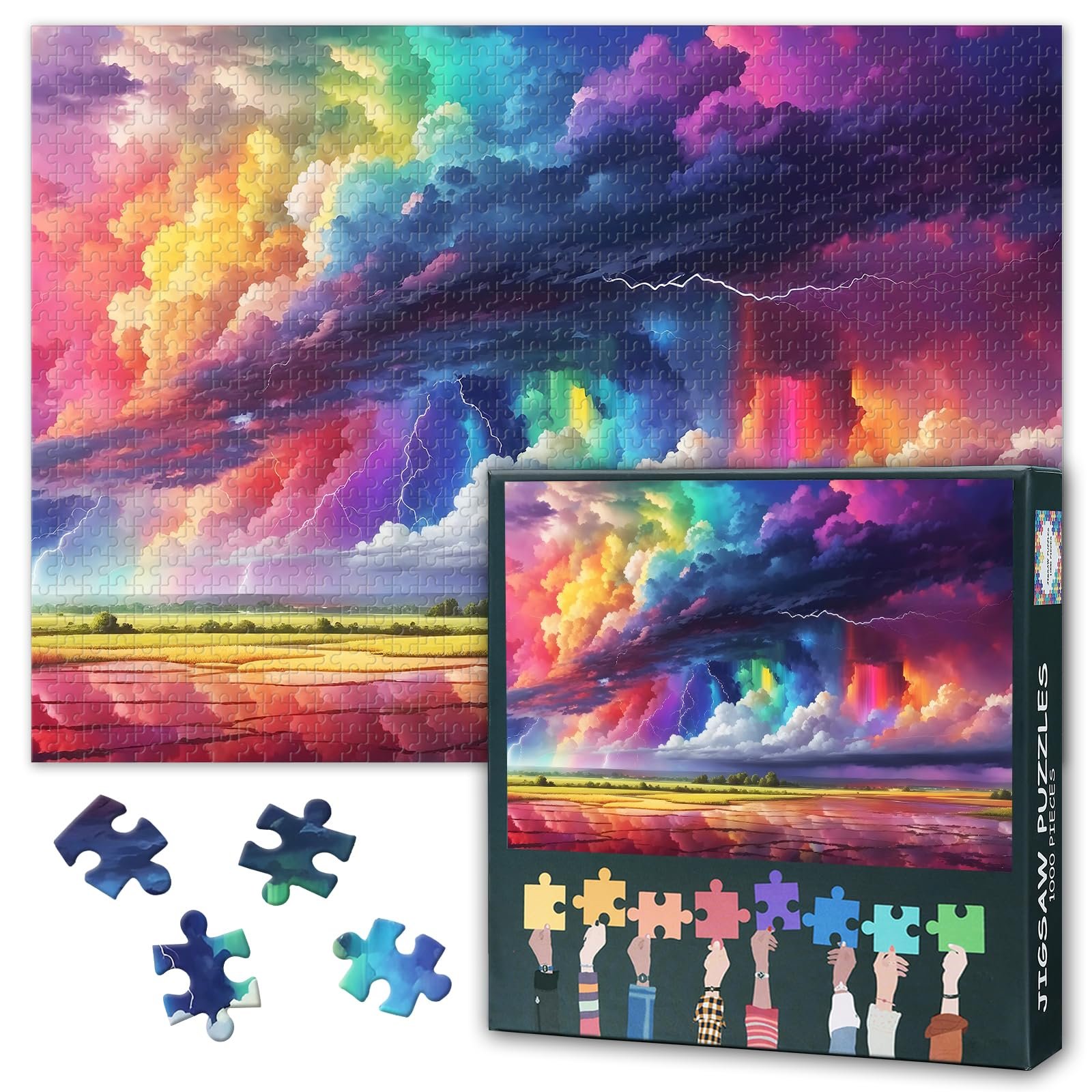 Пазл Rainbow in the Sky 1000 деталей 50 x 70 см, фото №1 Пазл Rainbow in the Sky 1000 деталей 50 x 70 см, фото №1