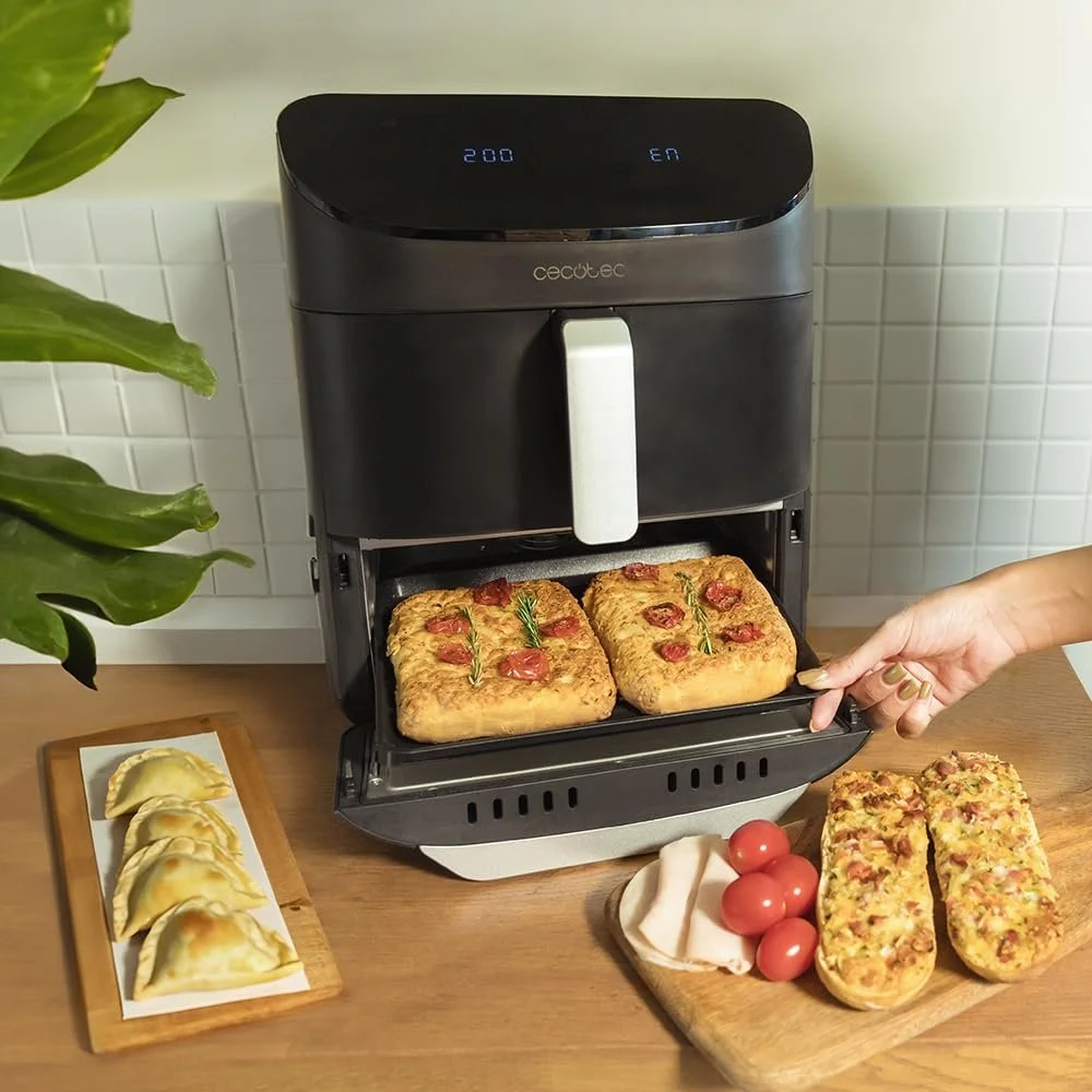 Мультипечь-духовка-гриль Cecotec Cecofry FoodCourt 11000 Connected 11 л 1850 Вт 3-в-1 WiFi 40-230°C, фото №5 Мультипечь-духовка-гриль Cecotec Cecofry FoodCourt 11000 Connected 11 л 1850 Вт 3-в-1 WiFi 40-230°C, фото №5
