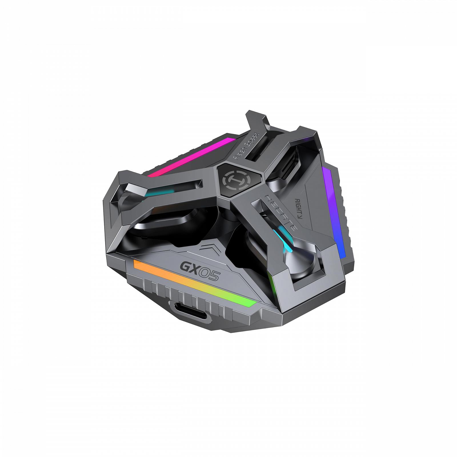 Навушники Edifier HECATE GX05 True Wireless Bluetooth Gaming ANC Ultra Low Latency LHDC Dual MIC RGB Fast Charge, фото №3