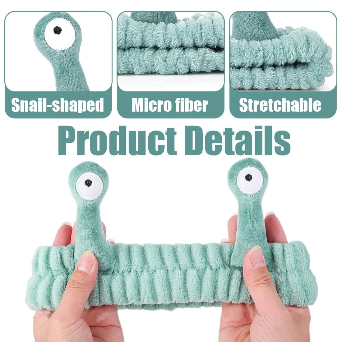 Пов'язка на Голову Плетена Palm Snail Спа, фото №3