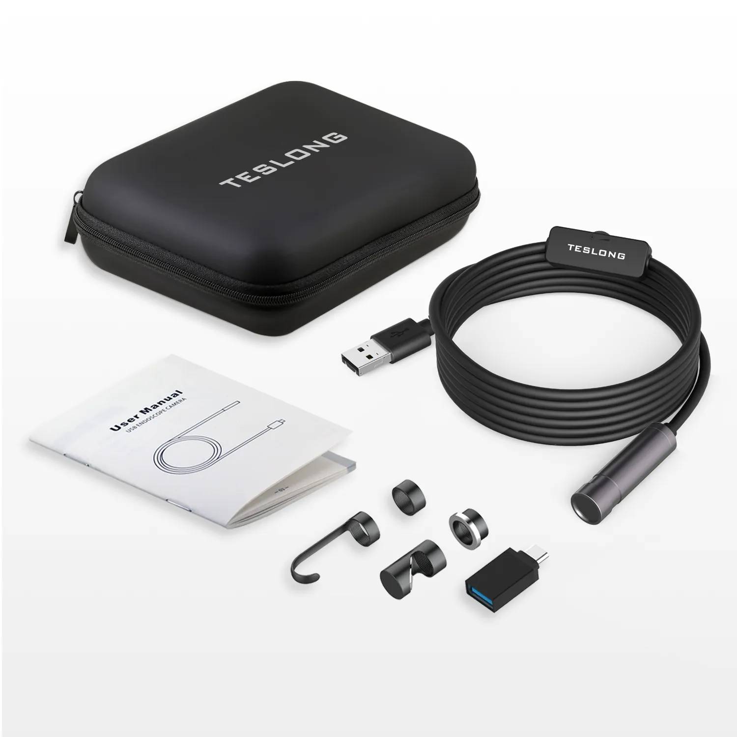 USB эндоскоп Teslong NTC125-AF автофокус 12,5мм, 5 метров, фото №2