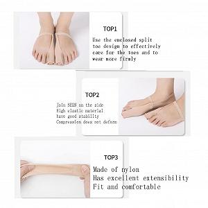 Подушечки для захисту кісточки великого пальця ноги CAZARU Тканинні Гелеві Захист від Hallux Valgus synthetic.ua - Фото 1