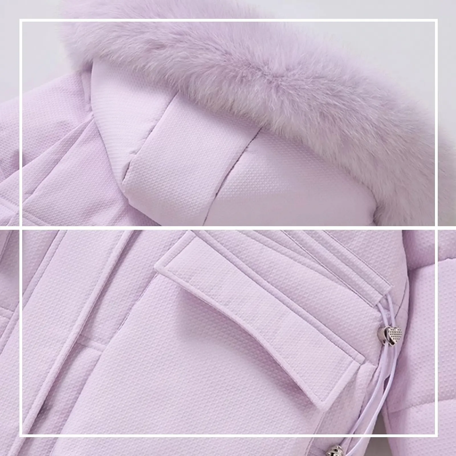 Пуховик Дитячий L PATTERN Зимова Куртка для Дівчат-Підлітків, фото №5