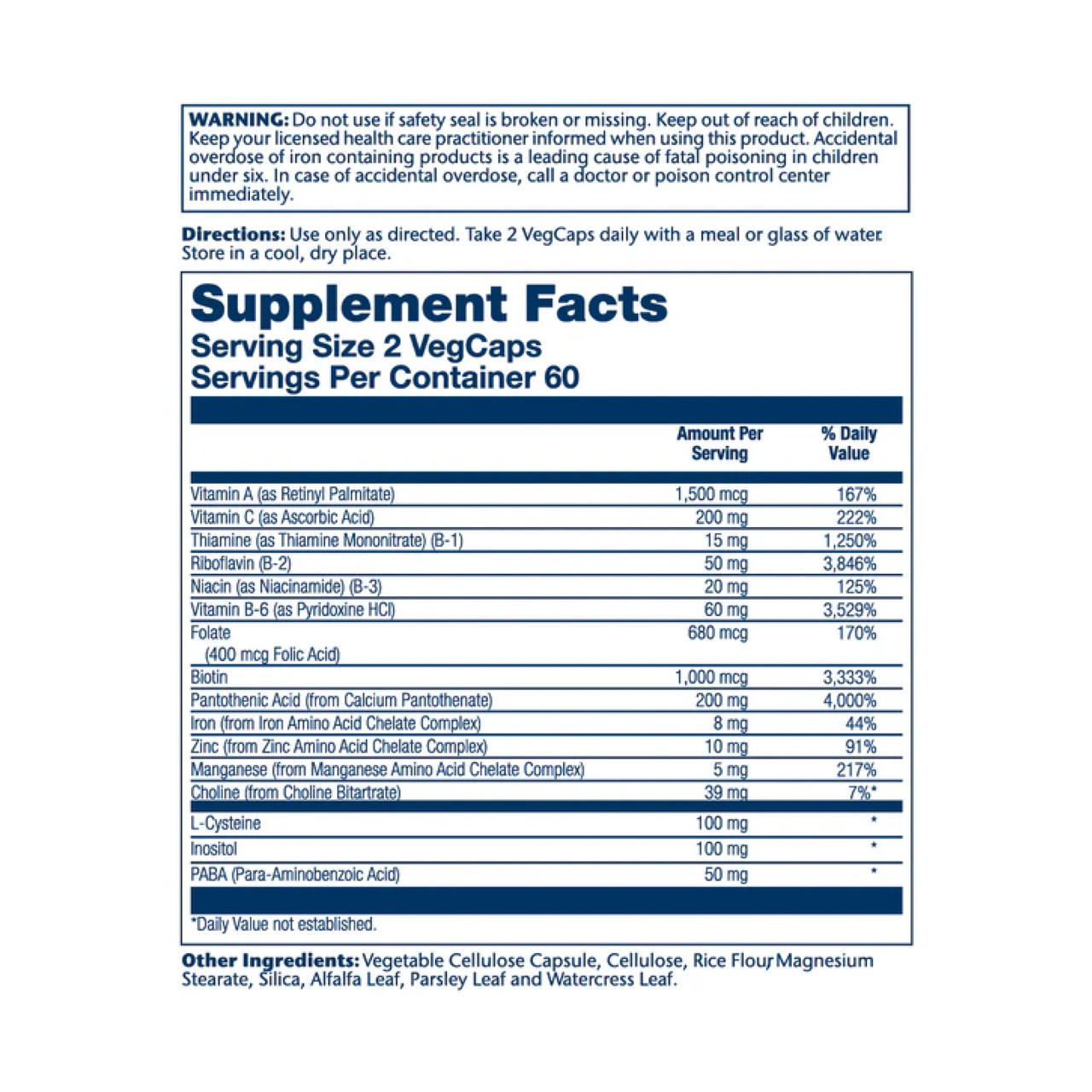 Hair Nutrients 120 vcaps, фото №2 Hair Nutrients 120 vcaps, фото №2