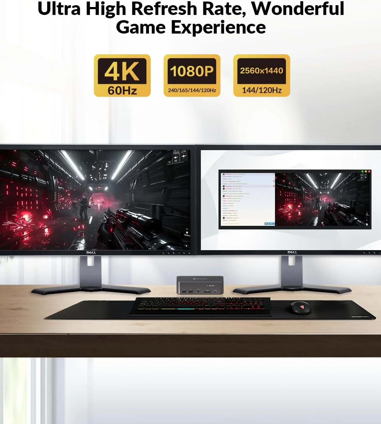 Док-станція AV ACCESS iDock C10 /  USB-C / Подвійний 4K@60Hz / 60W PD / Gigabit Ethernet / Чорна, фото №7