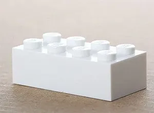 Цеглинки LEGO Basic 3001 2x4 100 шт білий - Фото 1