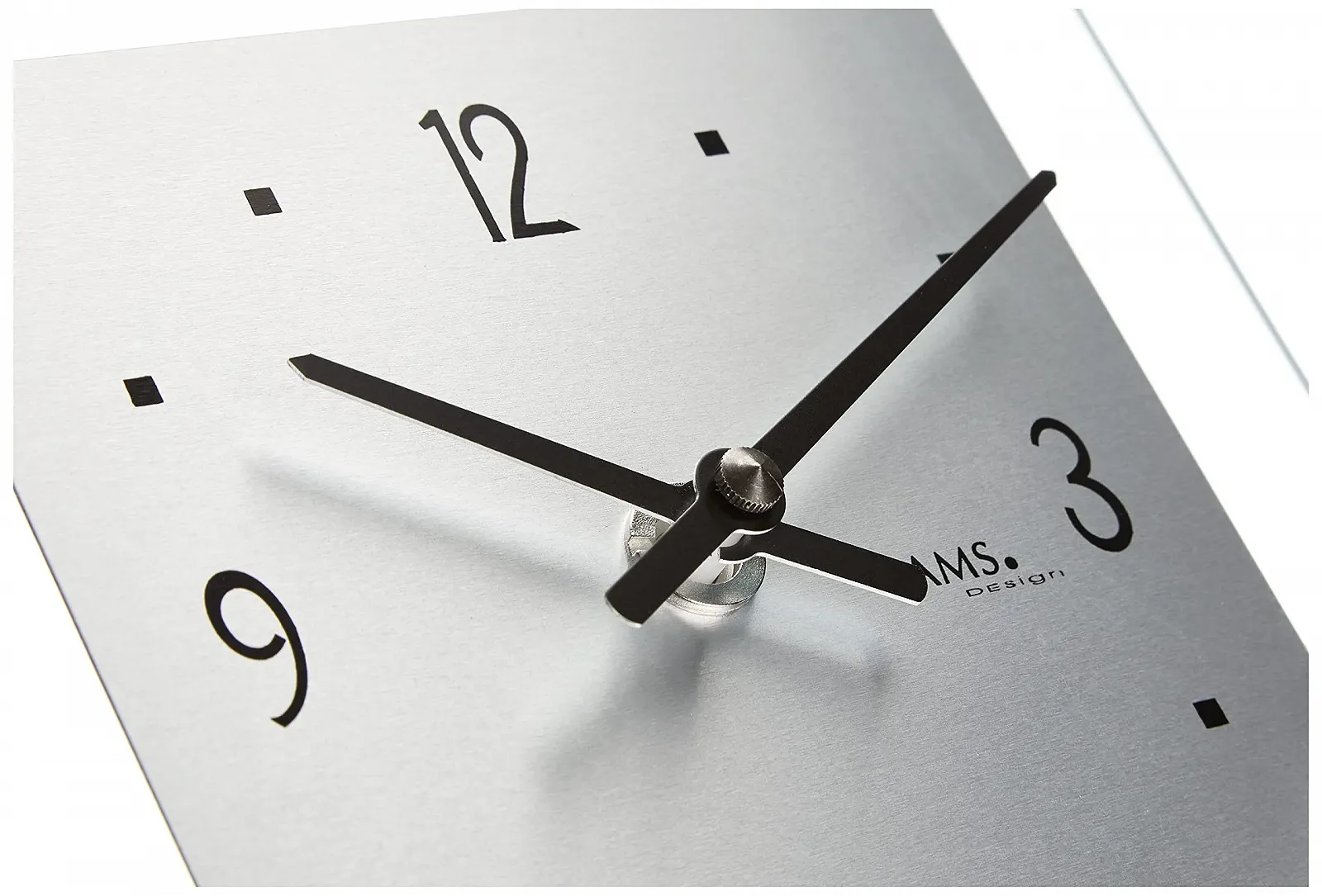 Настільний годинник Quartz AMS, Срібний, 19 x 16 x 4 см, Сучасний, фото №5 Настільний годинник Quartz AMS, Срібний, 19 x 16 x 4 см, Сучасний, фото №5